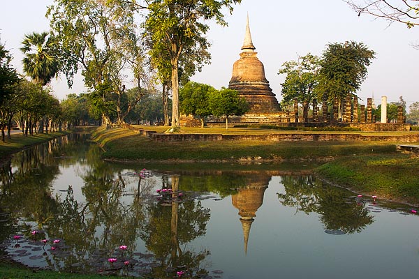 thailande sukhothai temple boudha michel bordieu voyage